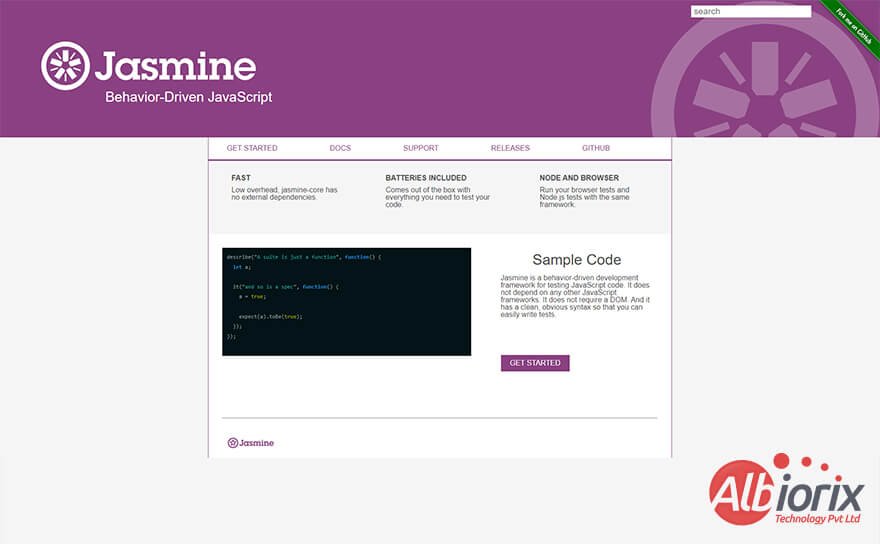 Jasmine - Angular UI Development Tool